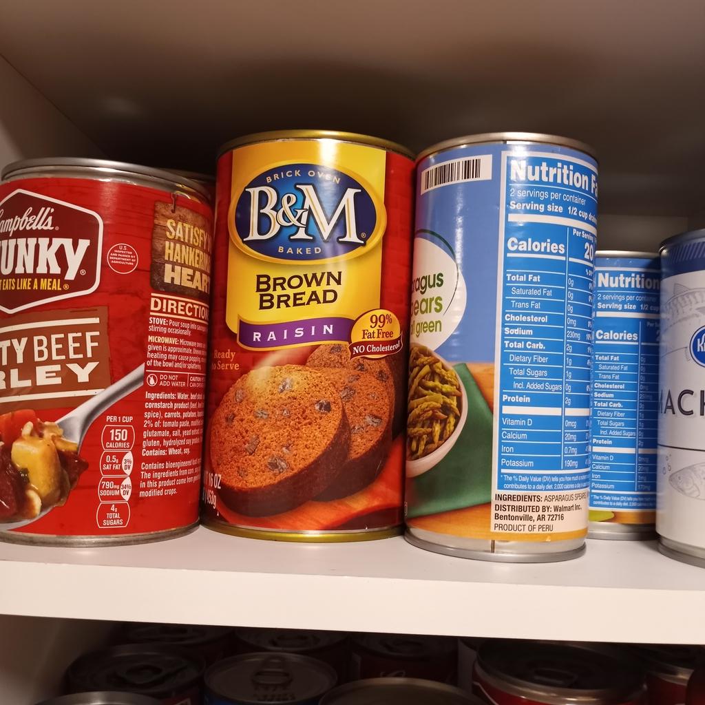 @SharkyCatTaylor CW food

Im guessing this canned bread?(This brand comes both with, and without raisins.)

I love it! If you like molasses, you will too. I feel like "bread" is a misnomer. It is sweet, like dense cake. A cold slice with a layer of flavorful, unmelted sweetcream butter is best.