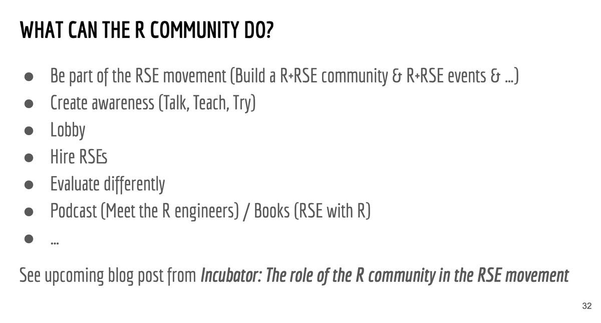 juliesquid's tweet photo. Reviewing some fab talks from past #rstudioconf &amp; #useRconf (🙌 for organizers &amp; presenters sharing recordings &amp; slides!) - 

I love @HeidiBaya 's keynote about Research Software Engineers (RSEs) in academia and what we can do to support https://t.co/2U9ZEEqtil https://t.co/QXfDvOvRGu
