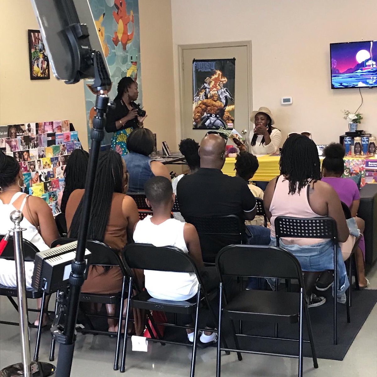 DemoirBooks's tweet photo. Today’s #booksigining event for local #author #koriswearengen was really amazing! If you haven’t already, make sure to score copies of #BrownGirlBrownGirl & #ToBrownAndBlackBoys either in-store or on our website at https://t.co/ZAvugHnY7k 📚 https://t.co/ANZdPqhA1R