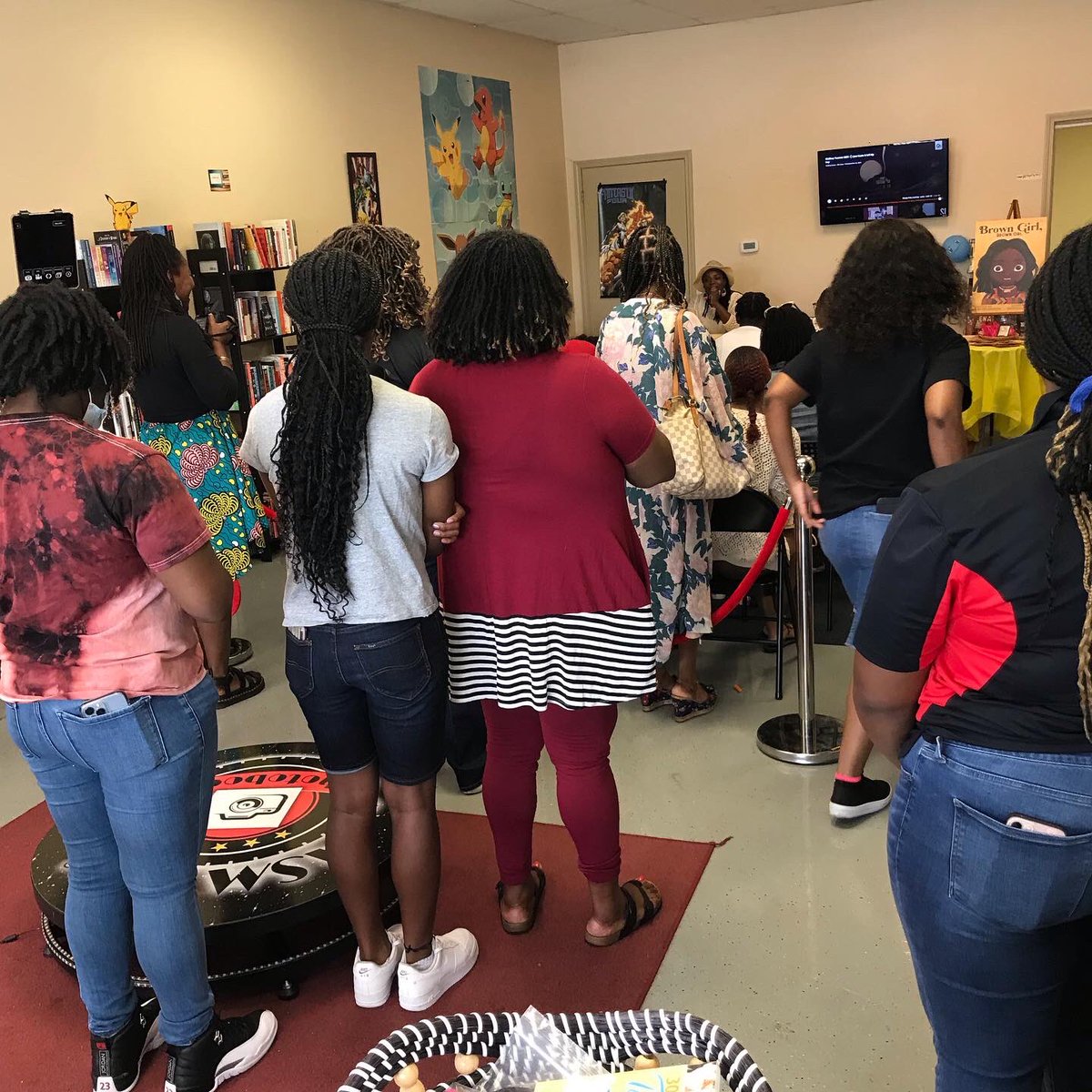 DemoirBooks's tweet photo. Today’s #booksigining event for local #author #koriswearengen was really amazing! If you haven’t already, make sure to score copies of #BrownGirlBrownGirl & #ToBrownAndBlackBoys either in-store or on our website at https://t.co/ZAvugHnY7k 📚 https://t.co/ANZdPqhA1R