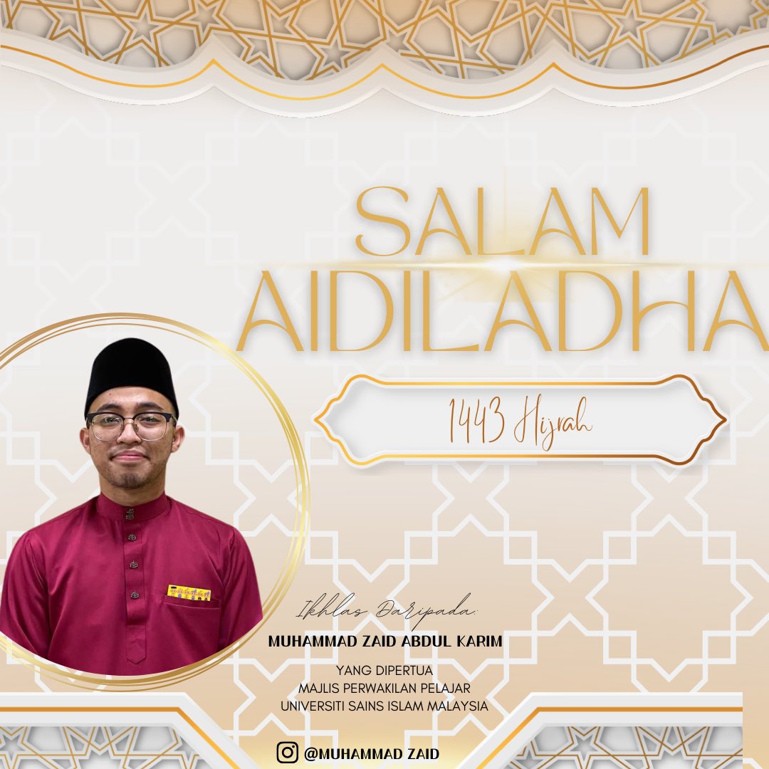 Salam Aidil Adha semua. 🤍