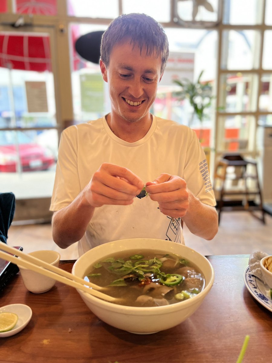 Captain Tom is featured. He is our first Twitter follower <a href="/DrtinaTom/">Tom Drtina</a> he took down 6 spring rolls and a pho and a lot of tea