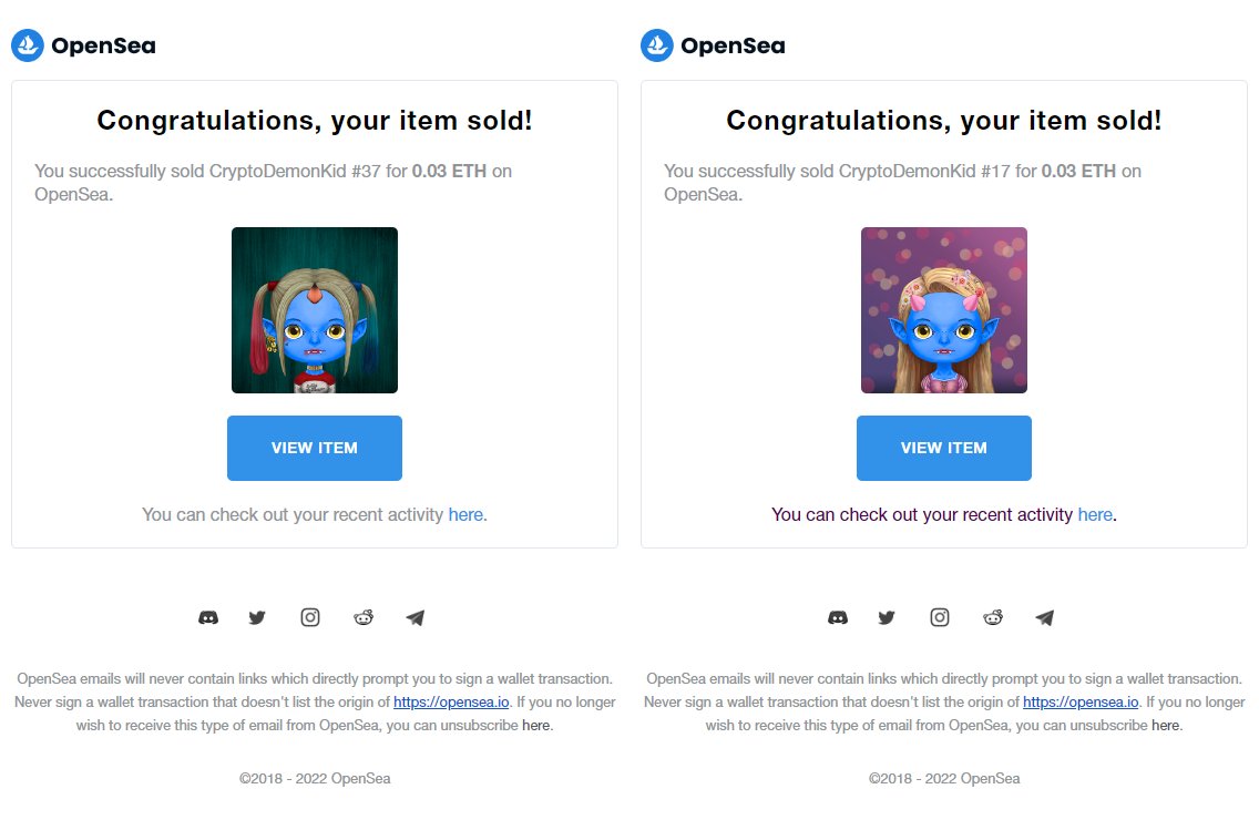 cryptodemonkid (@cryptodemonkid1) on Twitter photo I never expected to sell 2 of my CryptoDemonKid in one day! I feel so great and <a href="/StephyDiebold/">mama steph</a> & <a href="/Alina12216/">Gringo Ape</a> my friends gave me the reason that I put more effort into my project!!🤙😈 Thank you very much, my friends!!😍🥰🤙😈 I never expected to sell 2 of my CryptoDemonKid in one day! I feel so great and <a href="/StephyDiebold/">mama steph</a> & <a href="/Alina12216/">Gringo Ape</a> my friends gave me the reason that I put more effort into my project!!🤙😈 Thank you very much, my friends!!😍🥰🤙😈