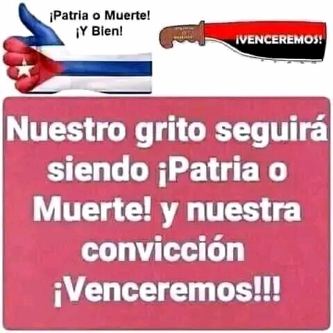 #CubaPorLaPaz #CubaViveyTrabaja #Cuba🇨🇺💯<a href="/DiaZCaneLB/">Miguel Díaz-Canel Bermúdez</a> @presidenciadeCuba
#CubaSeRespeta