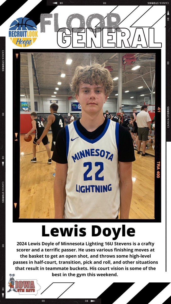 RecruitLook Hoops (@rl_hoops) on Twitter photo Lewis Doyle been running the show for his Lightning squad. <a href="/lewdoyle_/">Lewis Doyle</a>
<a href="/MNLightningAAU/">MN Lightning</a> <a href="/IowaGymRats/">Iowa Gym Rats</a> Lewis Doyle been running the show for his Lightning squad. <a href="/lewdoyle_/">Lewis Doyle</a>
<a href="/MNLightningAAU/">MN Lightning</a> <a href="/IowaGymRats/">Iowa Gym Rats</a>