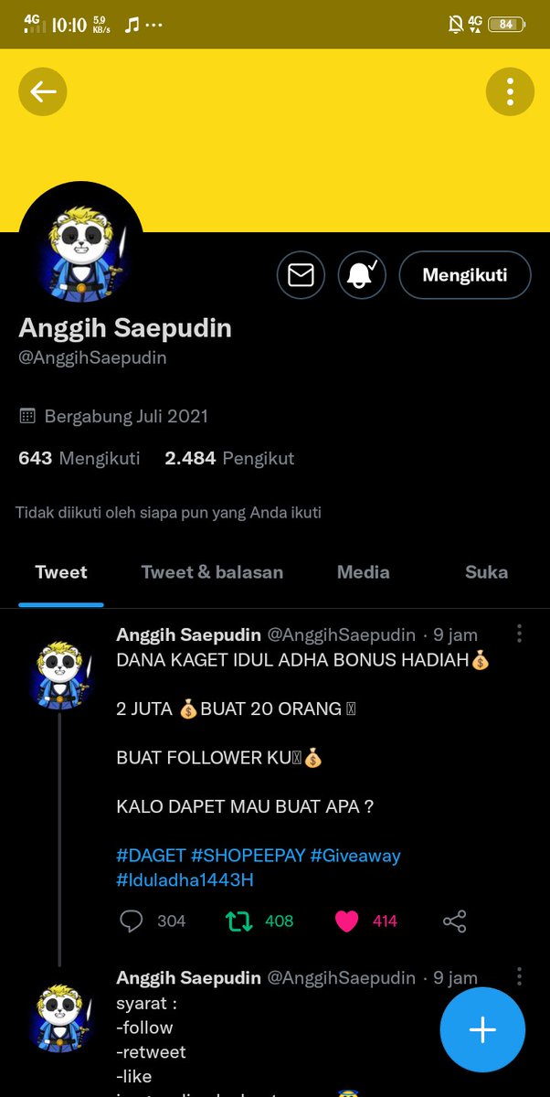Merchyanat1's tweet photo. @AnggihSaepudin Kalau diksih kesempatan dapet. Mau  tabung uangnya.  
Buat kebutuhan2 gk terduga. 🙏🙏🙏 https://t.co/3D5f06lSxf