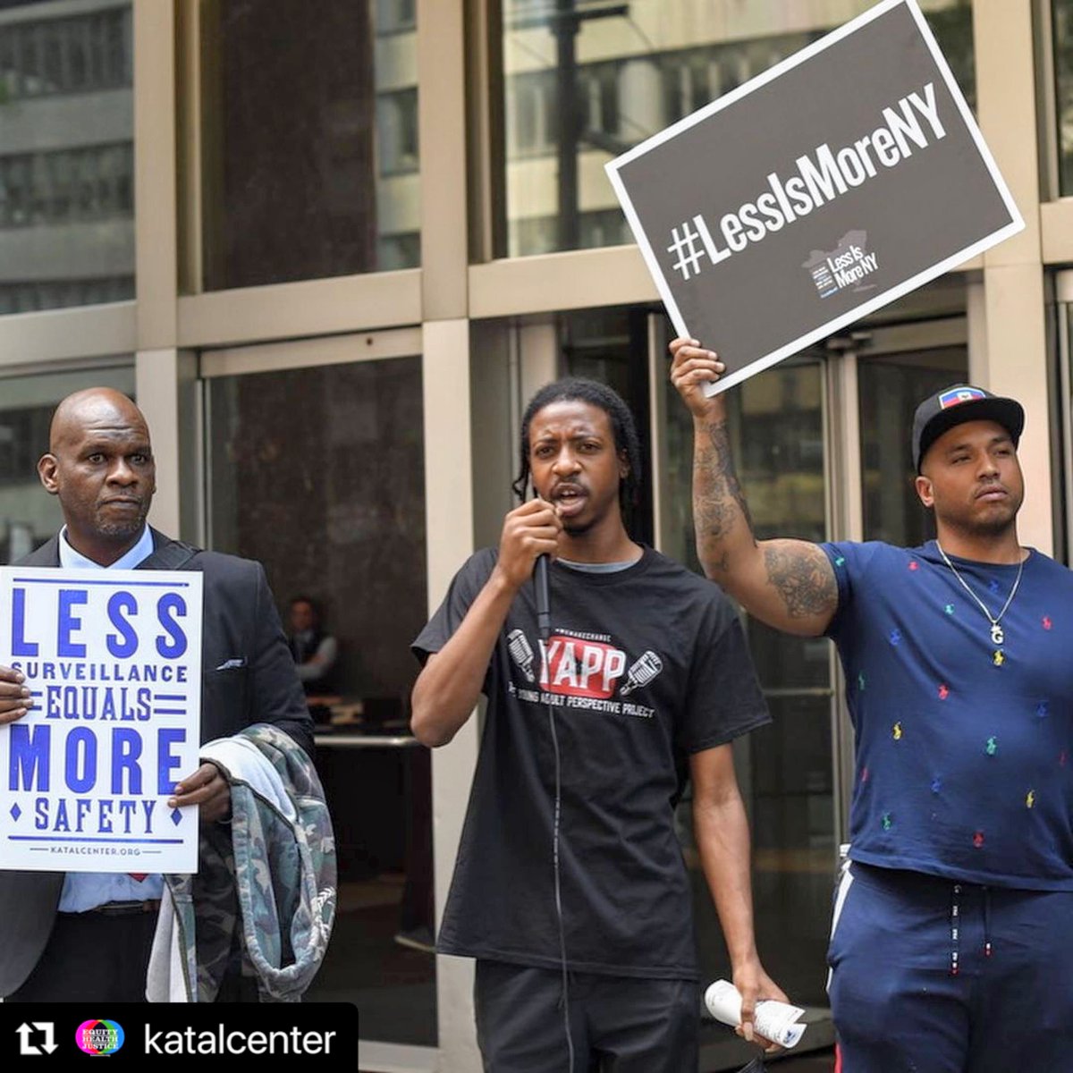 'That moment when your proud because you realize the next generation is Ready For The Frontline because they're tired of being Impacted !' 
#LessIsMoreNY