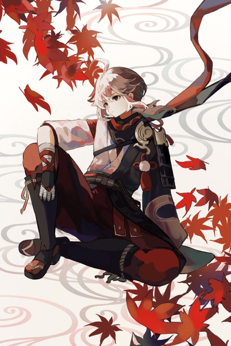 万葉🍁 #Genshinlmpact #原神 #Kazuha 