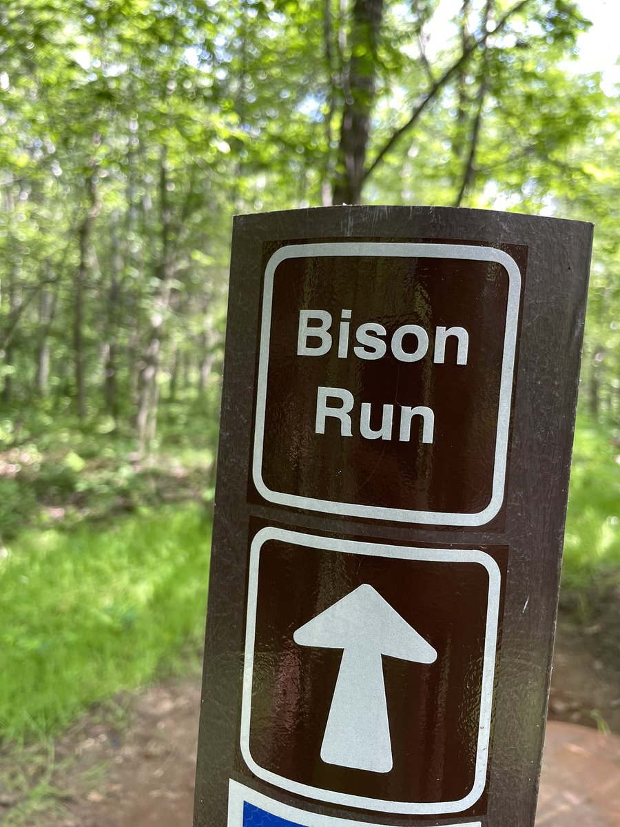 NorthOfFortyMN's tweet photo. rode the red. bison run! https://t.co/Wd2g8o2AWH