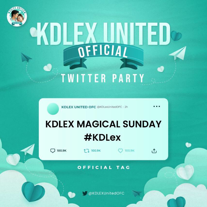 Twitter Party for KDLex's ASAP Natin 'To prod starts now!

Sweethearts &amp; solids, please join and tweet with us!

KDLEX MAGICAL SUNDAY | #KDLex