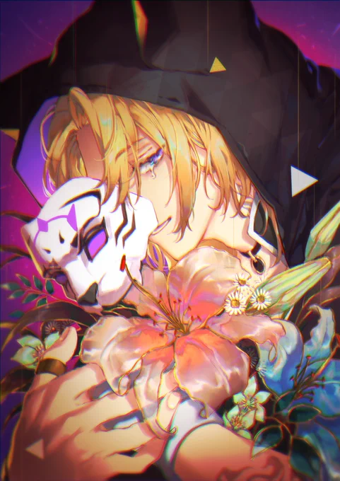 この世で造花より綺麗な花は無いわ

#drawluca 