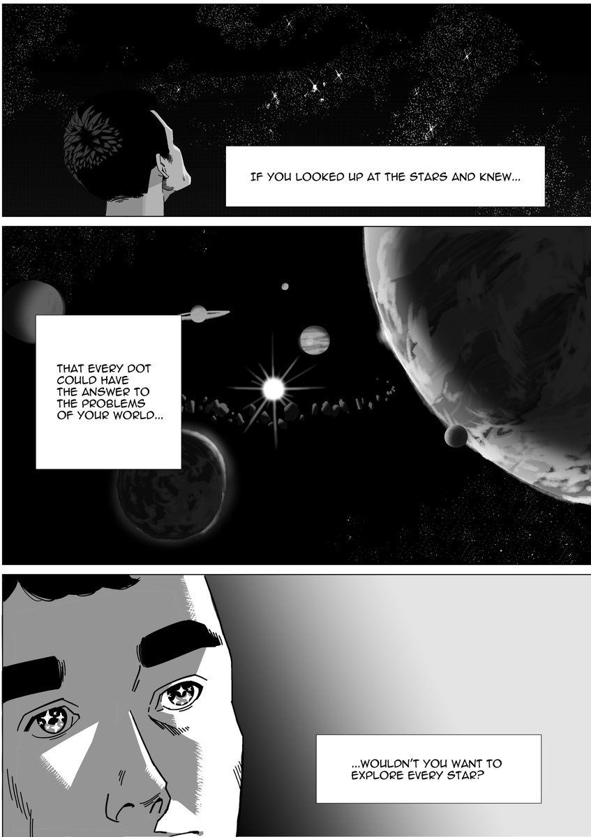 ProjectHelios3's tweet image. Rimor, an explorer of dead planets, is searching for an answer to keep his family safe until he finds an answer he doesn't expect. Check out the prologue below! 1/2
#Indiecomics #comics #scifi #projecthelios #webcomic #mangastyle #makecomics #illustration #artistsontwitter #manga