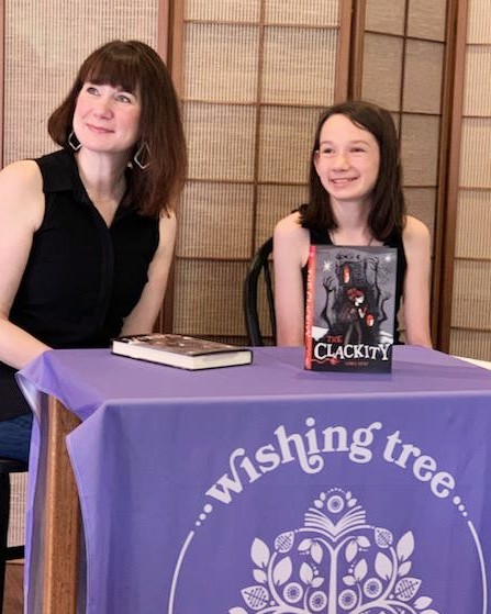 Lora Senf (@lora013) on Twitter photo My first in-person event for 🕸️🕷️#TheClackity🕷️🕸️ was wonderful. Had a small but supportive crowd and this young person was the best interviewer. She even came dressed like the main character, Evie! 🖤
Thanks so much <a href="/WishingTreeBook/">Wishing Tree Books</a> 🖤💜🖤 My first in-person event for 🕸️🕷️#TheClackity🕷️🕸️ was wonderful. Had a small but supportive crowd and this young person was the best interviewer. She even came dressed like the main character, Evie! 🖤
Thanks so much <a href="/WishingTreeBook/">Wishing Tree Books</a> 🖤💜🖤