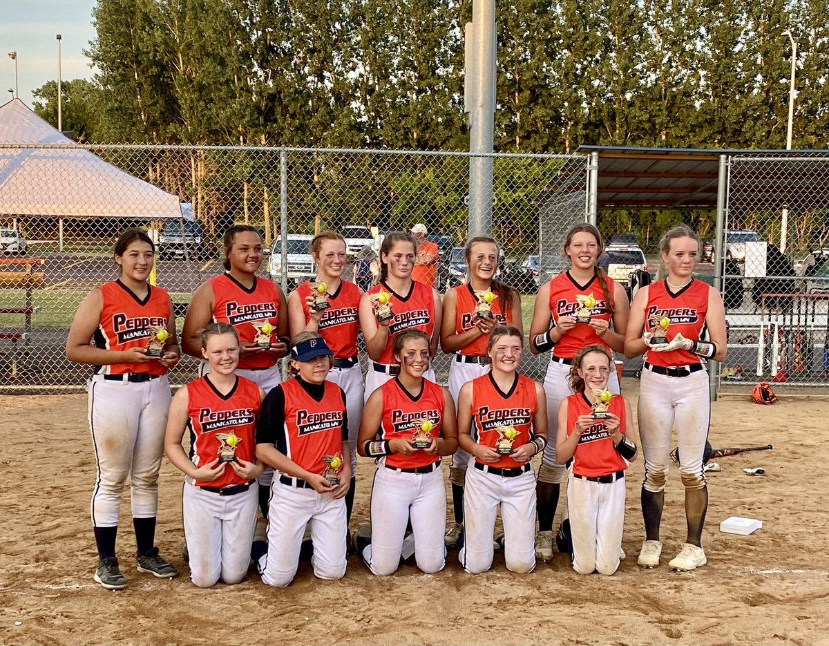 CardFastpitch's tweet photo. Mankato Peppers – 14u 2nd Place https://t.co/JFKkYRpC2f