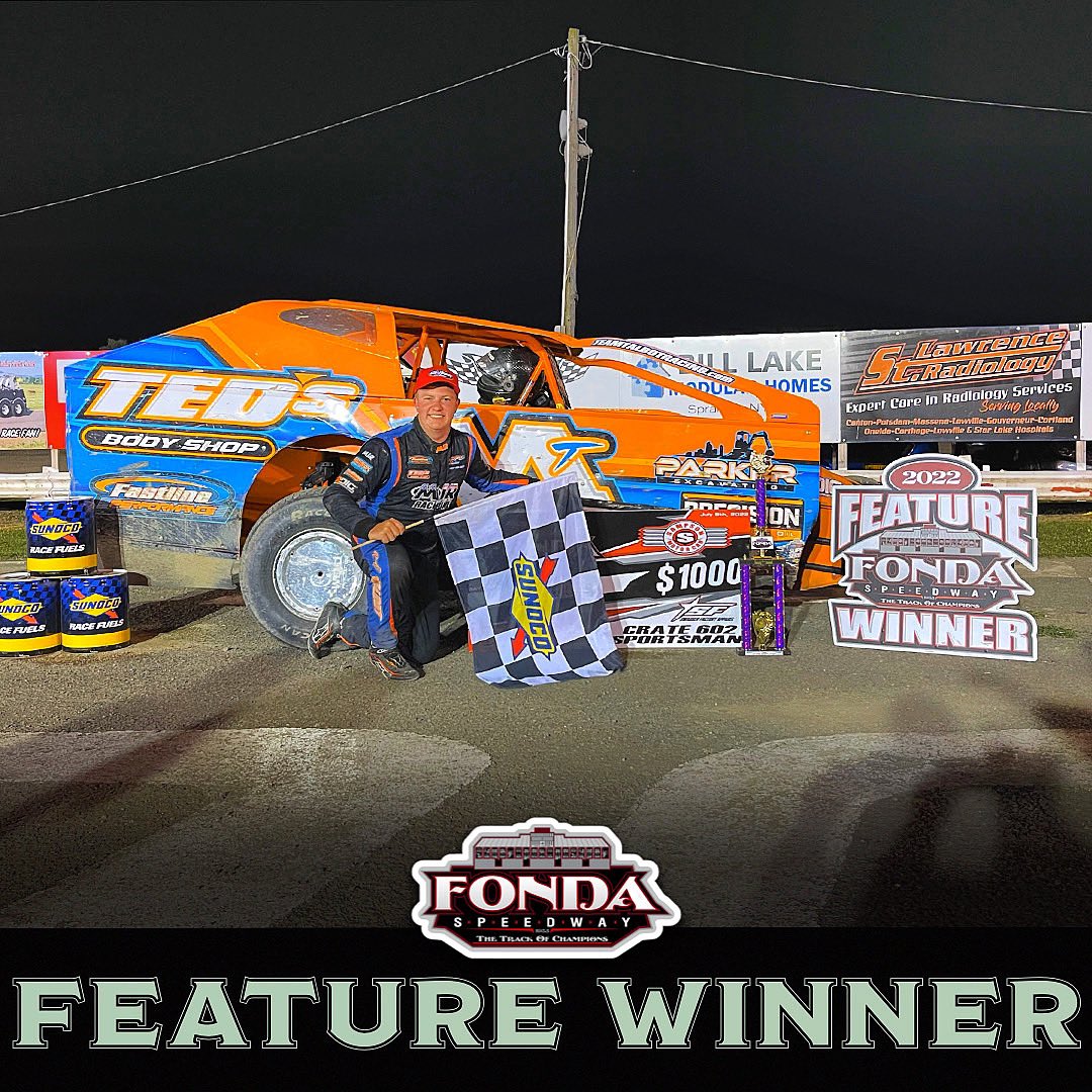 thefondaspdwy's tweet image. 🏁Payton Talbot wins the Swagger Factory Apparel Crate 602 Sportsman feature!