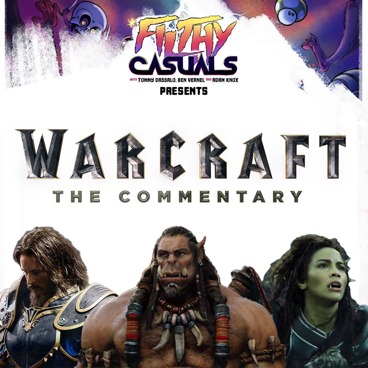 Our first BONUS content for Patrons in #JiantGuly is our commentary of the 2016 film #WARCRAFT and it just dropped over on Patreon. Get around us on the $10 tier for a month of goodies and events!

🧡patreon.com/filthycasualsp…