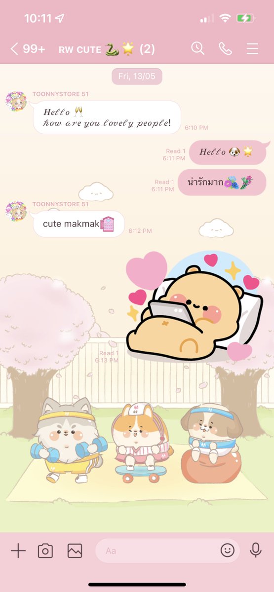 toonnystore's tweet photo. @MUNAMUNACHA ธีมนี้หวานถูกใจมากๆๆๆ น้องหมาออกกำลังกายมีแต่ของชอบบบบ 🧚🏻‍♀️🫶🏻💐💐 https://t.co/pWEpXMlx5U