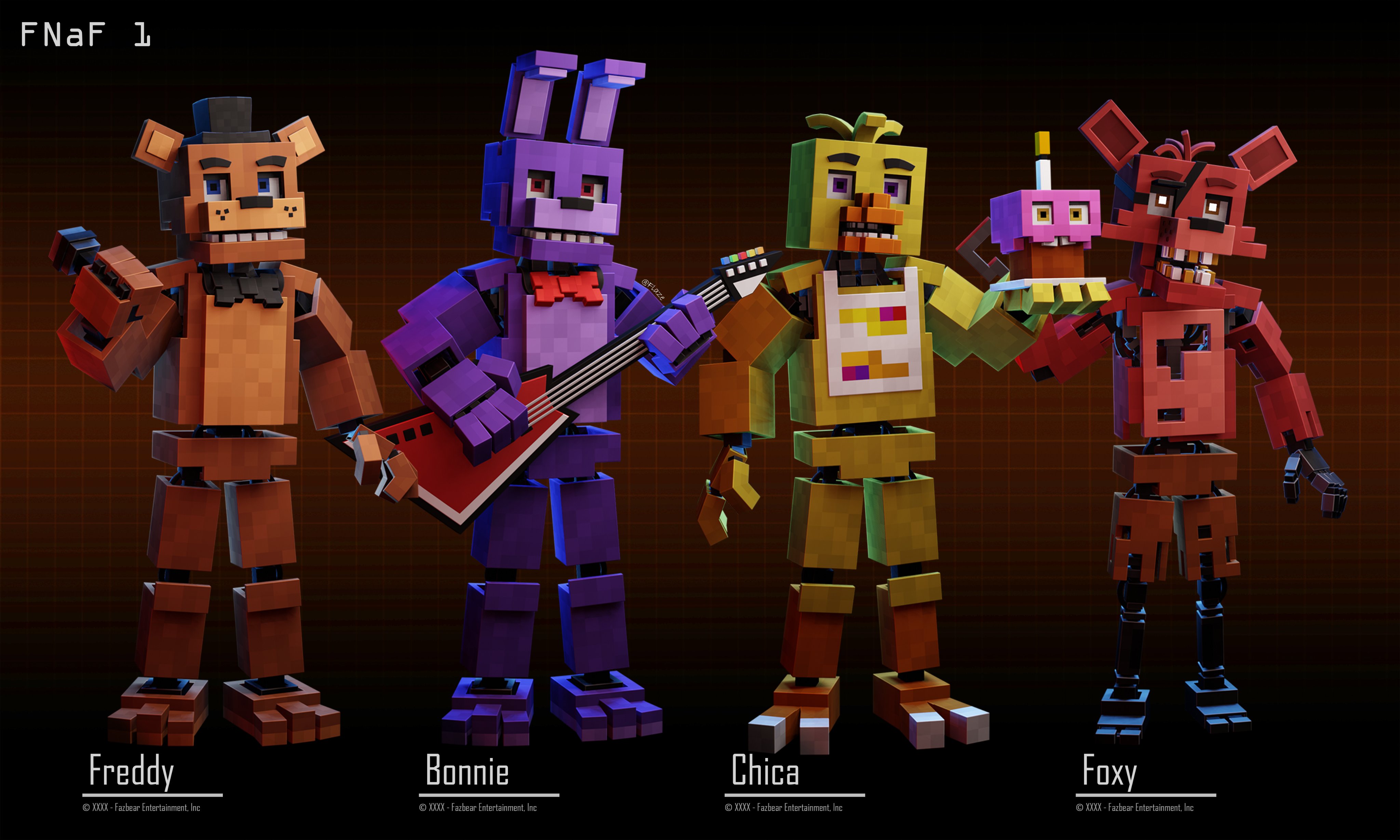 Minecraft FNAF Remake Pack