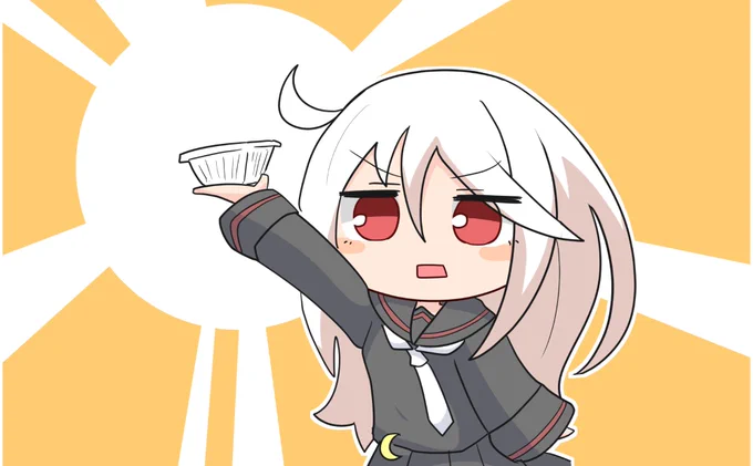 納豆の日なので菊月を描きました 