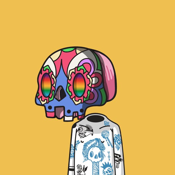 JestMeta's tweet photo. @christopherjpeg Strong community, dope art, a team that consistently delivers!  @los_muertosNFT #vivalosmuertos #MuertosFollowMuertos https://t.co/BfbbVERzuM