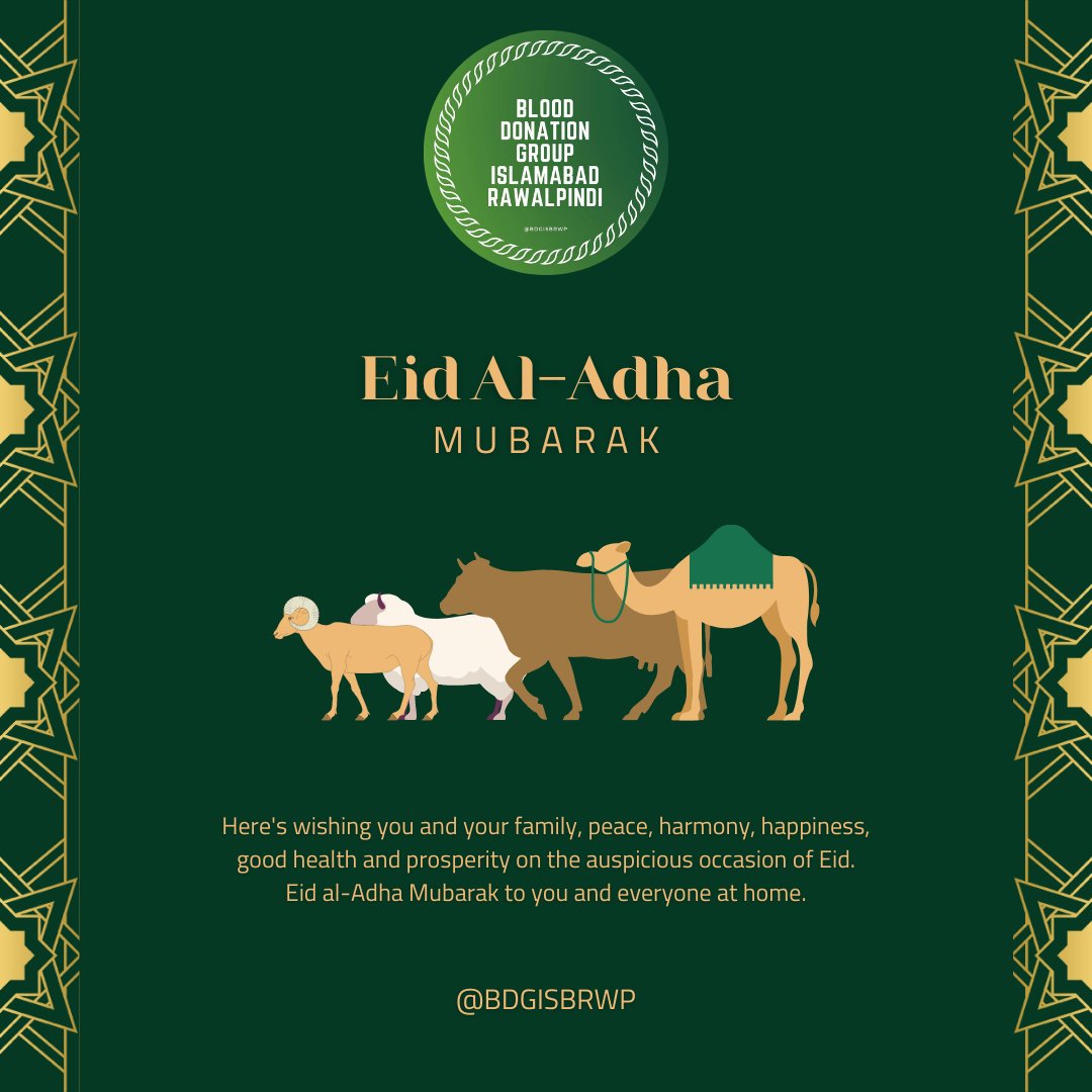 Blood Donation Group Islamabad Rawalpindi (@bdgisbrwp) on Twitter photo السلام وعلیکم ورحمة الله وبركاته!
الله سبحانه و تعالى ہماری قربانی ، عبادات و تمام  صالح اعمال قبول فرمائے۔ آمین یارب العالمین 
دعاگو: فدامحمد
BDGISBRWP Team السلام وعلیکم ورحمة الله وبركاته!
الله سبحانه و تعالى ہماری قربانی ، عبادات و تمام  صالح اعمال قبول فرمائے۔ آمین یارب العالمین 
دعاگو: فدامحمد
BDGISBRWP Team