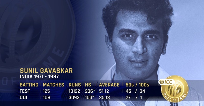 ICC's tweet photo. “He was one opener you wanted to see back of. Because when he gets in, he books lunch and dinner and overnight accommodation."

Happy birthday to one of India’s greatest batters – Sunil Gavaskar 🎂
