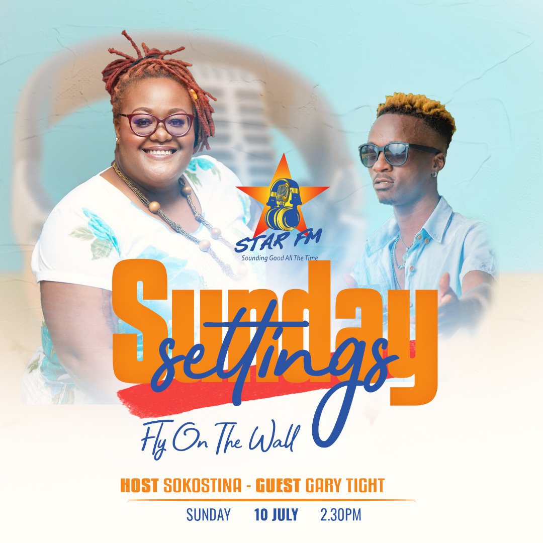 Sokostina's tweet photo. Today I am sitting in for Iyati on Sunday settings from noon til 3pm. Will be a fly on the wall in the life of Gary tight only on Starfm #NDIKUSHAYE #soundinggoodallthetime https://t.co/KllFcbijEY