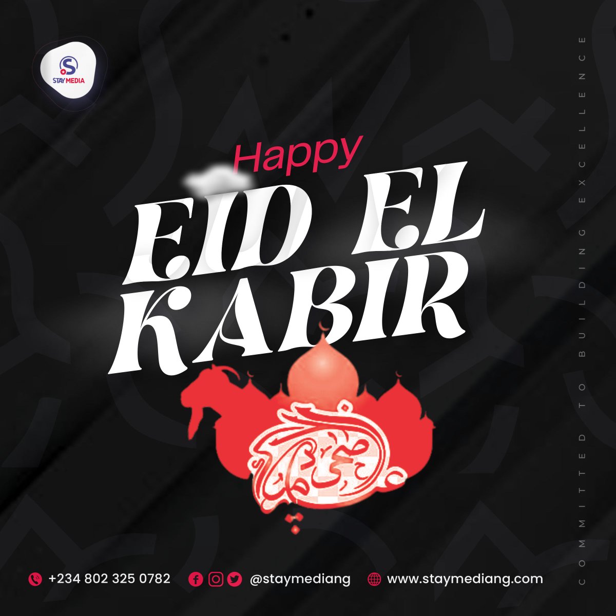 staymediang's tweet photo. May this Eid usher in blessings for everyone.

Happy Eid-el-Kabir from all of us at STAY MEDIA

#staymediang #staymedia #webdevelopment #saldi #inesdelafressange #dallastexas #tgis #eid #july2022 #saturday #eidmubarak #EidKabir https://t.co/QRppdmv9BP