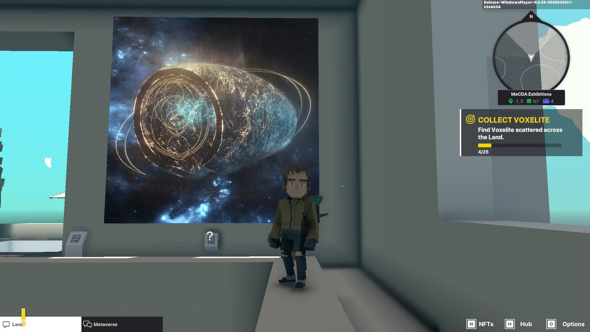 sly0724's tweet photo. @TheSandboxGame @MOCDA_ I just participated in the #TheSandbox weekly contest for a chance to win 200 mSAND! Here is my favorite piece from the ‘Impossible Worlds’ exhibition, check out my screenshot below!
👇 https://t.co/RCmMJeSweA