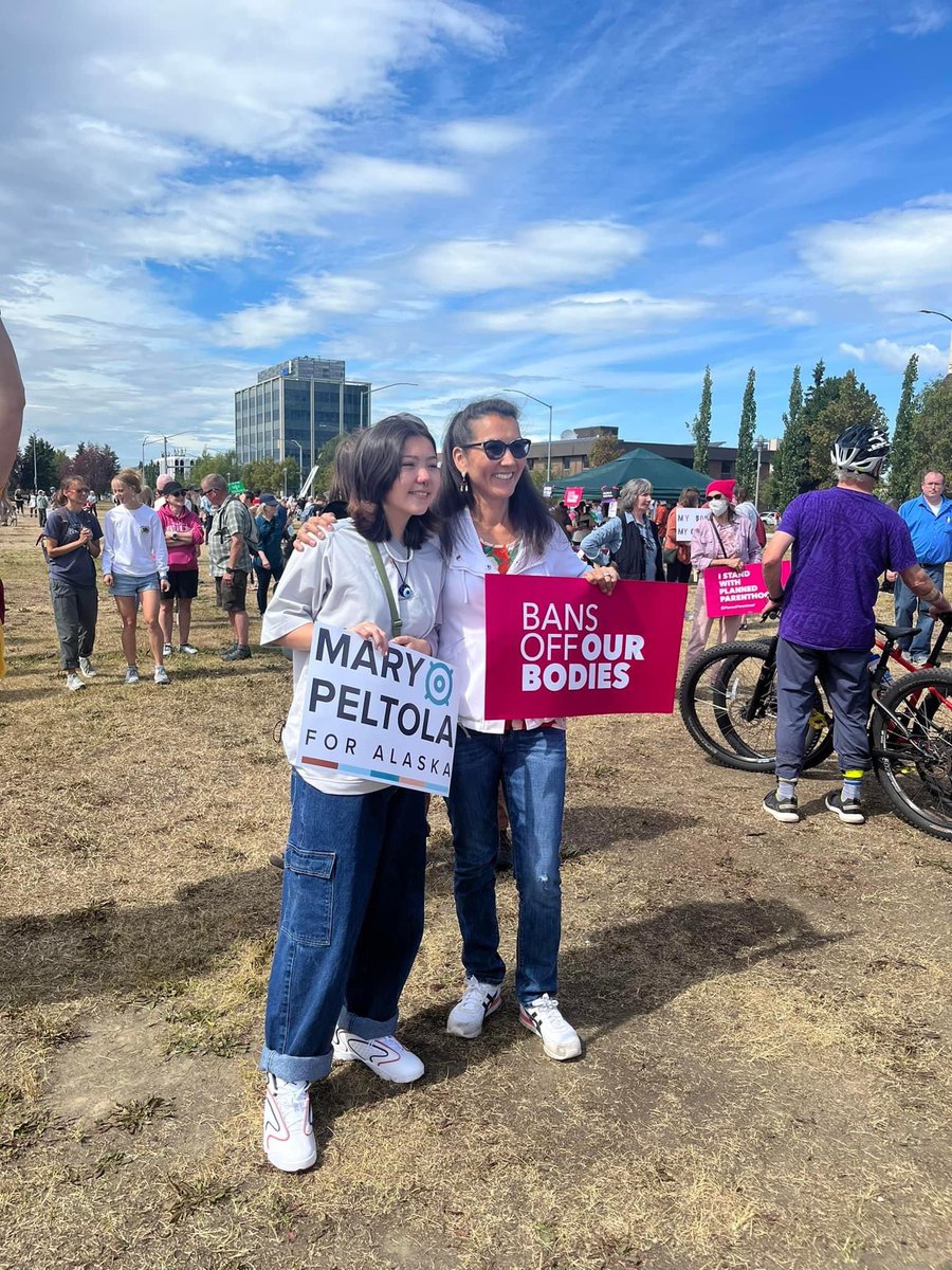 MaryPeltola's tweet photo. Abortion IS healthcare.

Protecting the right to choose will be one of my first priorities when I get to DC. https://t.co/0MIn3LQoaa