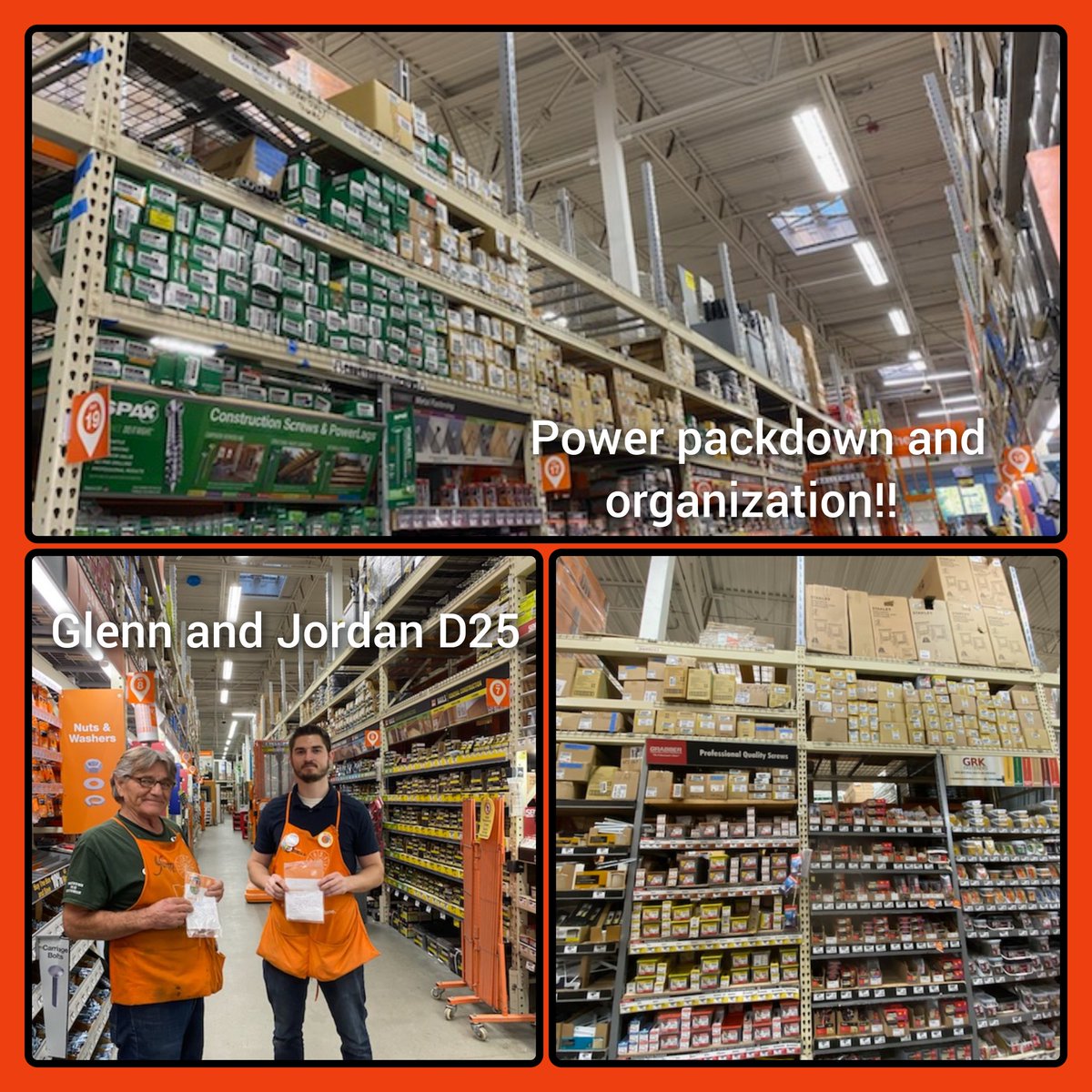Sheri Rodriguez (@sheri_r_d172) on Twitter photo Glenn and Jordan in D25 here at Mighty Auburn putting in some work by decontaminating and decluttering the overhead and bays down our fastener aisle. Awesome work gentlemen!! π <a href="/WendyPacNorth/">Wendy powell</a> <a href="/reneemills8597/">Renee Mills</a> <a href="/Dans_Depot/">Dan Snyder</a> <a href="/SteveWoodsHD/">Steve Woods</a> Glenn and Jordan in D25 here at Mighty Auburn putting in some work by decontaminating and decluttering the overhead and bays down our fastener aisle. Awesome work gentlemen!! π <a href="/WendyPacNorth/">Wendy powell</a> <a href="/reneemills8597/">Renee Mills</a> <a href="/Dans_Depot/">Dan Snyder</a> <a href="/SteveWoodsHD/">Steve Woods</a>