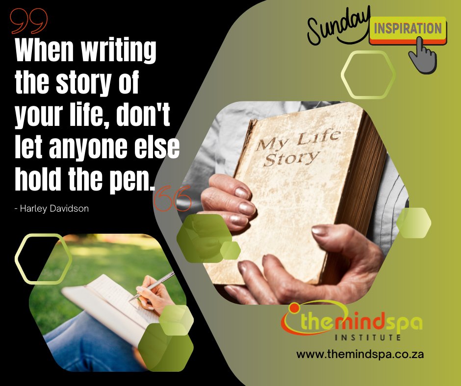The_Mindspa's tweet photo. No one is in charge of your life. You are the author – write a life story that inspires others!

#lifestory #inspireothers #sundayinspiration https://t.co/tpJ4DLaCH2