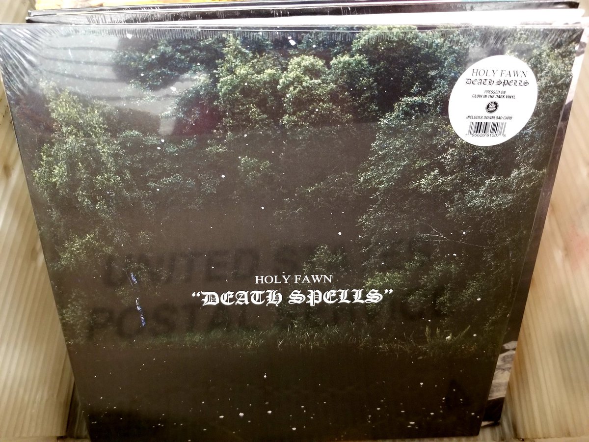 triplejsrecords's tweet photo. Forgot to post this one! Still have a few copies left! 

HOLY FAWN - DEATH SPELLS 

Glow in the dark variant

#HolyFawn #DeathSpells https://t.co/IjswD77IDQ