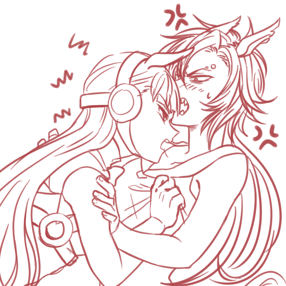 ゴルシャカ好きとか言いながら描いたことあったっけって思ったけど
描いてんじゃん偉い 