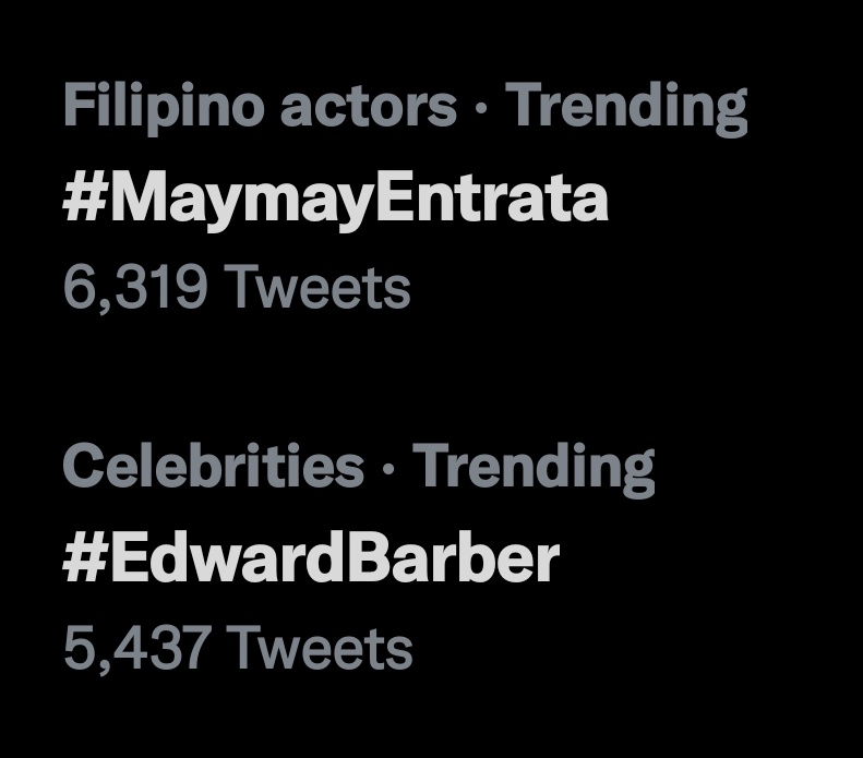 BicolFlyers's tweet photo. Napa smile ako.
Proud ako sa Team Dotdot!
Thank you 🙏

Miss ko kayo bibis
@maymayentrata07 @Barber_Edward_ 

Just do you, dito lang km lagi kahit di na active sa pag dotdot. 
Keep safe always! Love you both!❤

MAYWARD BETTER TWOGETHER
#MayWard https://t.co/IcoVufJjfc