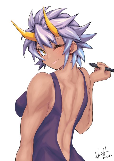 魅力的な肩や背中描けるようになりたい✨ 