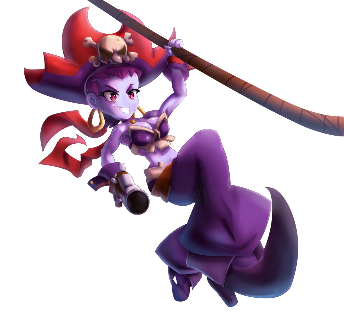 fade_flores's tweet photo. Here is a fanart of Risky boots charging towards Scuttle town and ready to raid! #shantae #fanart #riskyboots #gaming https://t.co/WYIL8ABRT8