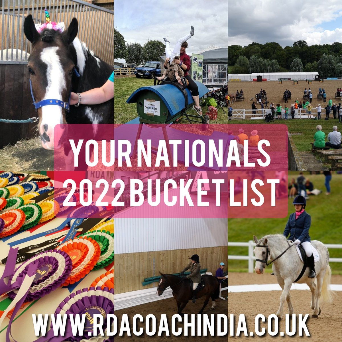 Can you believe it's almost time for #RDAChamps #RDANationalChampionships after three whole years? Time to get excited with the help of this bucket list 🤩🎉 <a href="/RDAnational/">Riding for the Disabled Association (RDA)</a>
See you there? 
rdacoachindia.co.uk/2022/07/the-co…