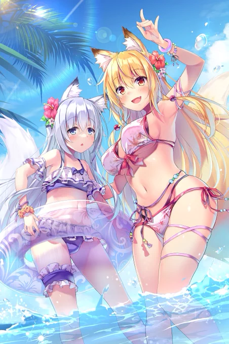 夏っぽい絵⛱
コミケ用の何かしらになります 