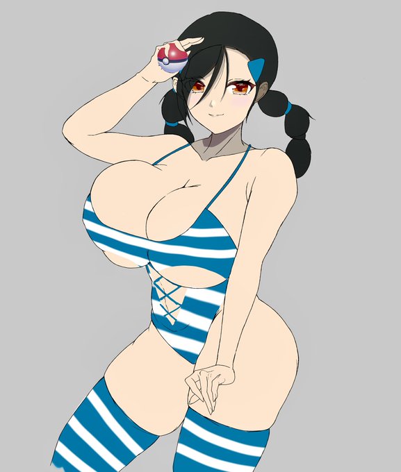 今描いてるスズナ水着絵の進捗……。 