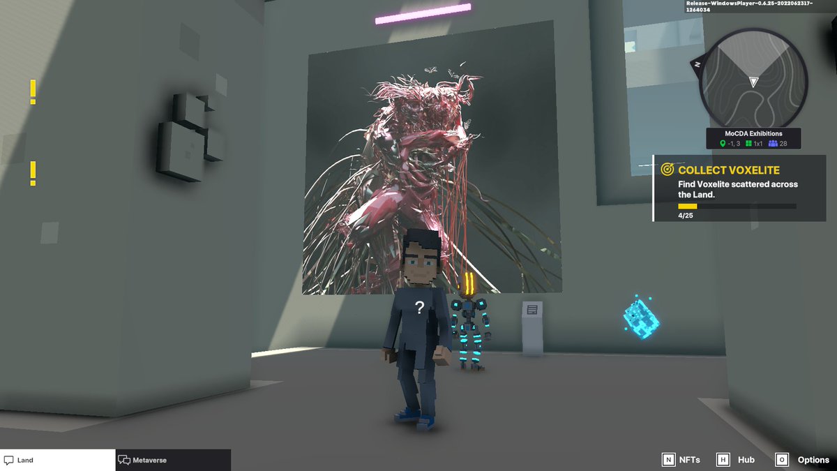 janov367's tweet photo. @TheSandboxGame @MOCDA_ I just participated in the #TheSandbox weekly contest for a chance to win 200 mSAND! Here is my favorite piece from the ‘Impossible Worlds’ exhibition, check out my screenshot below!
👇 https://t.co/Wz7VDKXYJm