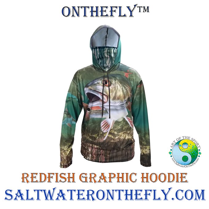 Redfish Graphic Hoodie
Sun &amp; wind protect and looks great UPF-50
saltwateronthefly.com/product/redfis…

:
#saltwaterflyfishing #flyfishing #flytying #onthefly #surffishing #tarponfishing #permitfishing #bassfishing #fishing #stillwaterfishing #optoutside #getoutside #hiking #redfish #teaxs
