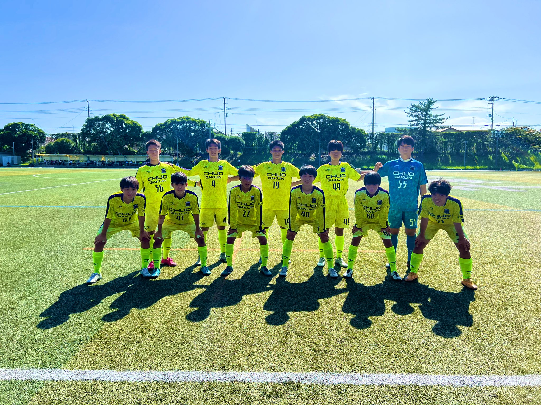 100 正規品 中央学院高校サッカー部 練習着 セットアップ ウェア Eshopper Vc