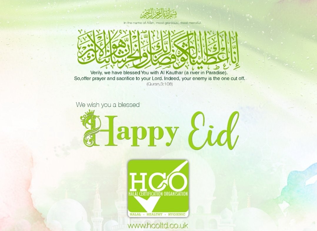 hco_global's tweet photo. Very Happy Eid to all! Praying for prosperity for all and peace in all the world- may Allah grant and accept all our prayers Inshallah! https://t.co/F5O6gdQsRH