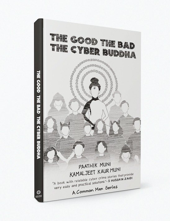Guess who is about to publish their first book? Yes, its us!!! 

‘The Good The Bad The Cyber Buddha’ is an ensemble of relatable yet thrilling cyber crime stories, designed with the purpose of helping the readers avoid getting scammed while using technology.   #cyberbuddha