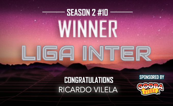 ligainter_'s tweet photo. Ricardo Vilela won LIGA INTER #10 - Season 2 - LCQ this Saturday. Congratulations!

Thanks to everyone who participated!
See you next week at #ligainter https://t.co/z7lDOyT8Uh