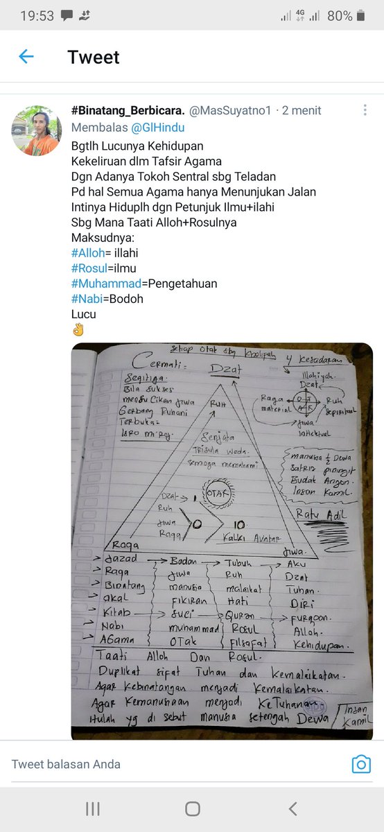 MasSuyatno1's tweet photo. @Muhammad_Saewad Bgtlh Lucunya Kehidupan
#Muhammad_24
Itu Ayat yg Di Ingkari Oleh Pemeluknya
Seumur Hidup Hanta #Taklid_Buta
Tdk Mao Menggunakan #Otak
Cnth Yg Tertulis #Rosul Yg Ummi
Apa Nabi Yg #Ummi
Ngerti Gk #Bedanya
Udah #Sadar apa blm
Ulama Pewaris Nabi
Artinya Pewaris #Kebodohan
#Faham
👌 https://t.co/IS3pTdHYJA