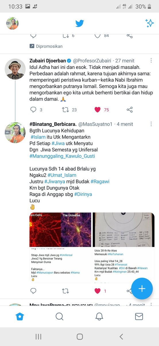 MasSuyatno1's tweet photo. @Muhammad_Saewad Bgtlh Lucunya Kehidupan
#Muhammad_24
Itu Ayat yg Di Ingkari Oleh Pemeluknya
Seumur Hidup Hanta #Taklid_Buta
Tdk Mao Menggunakan #Otak
Cnth Yg Tertulis #Rosul Yg Ummi
Apa Nabi Yg #Ummi
Ngerti Gk #Bedanya
Udah #Sadar apa blm
Ulama Pewaris Nabi
Artinya Pewaris #Kebodohan
#Faham
👌 https://t.co/IS3pTdHYJA