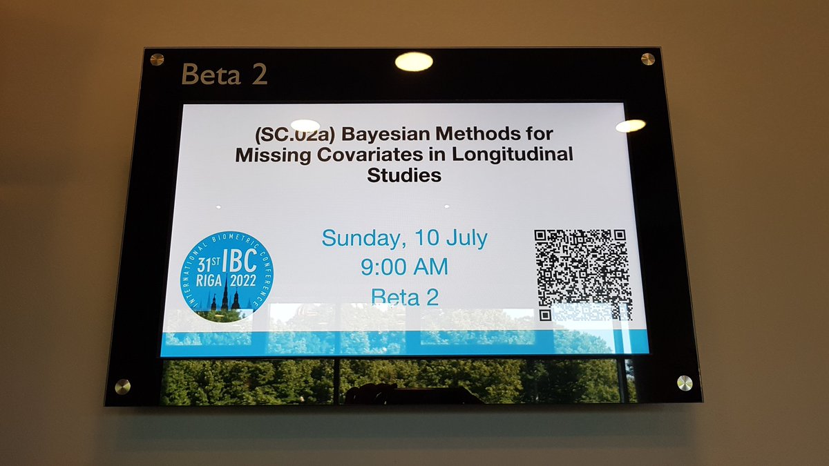 Ready for #ibcriga2022? Emmanuel and I are! The materials for our course on Bayesian Methods for Missing Covariates in Longitudinal Studies are online at nerler.github.io/IBC2022_Bayesi…
