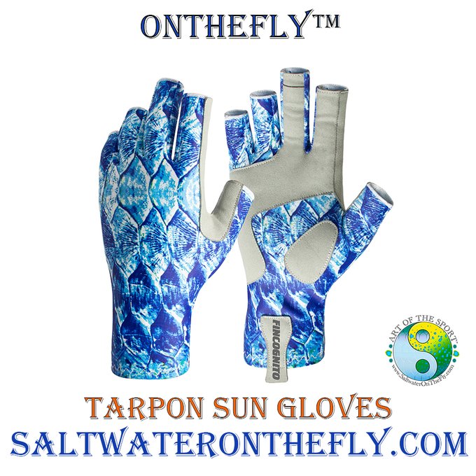 Tarpon Graphic Fishing Glove 
Hiking, Driving or anything else you need a glove for!
saltwateronthefly.com/product/tarpon…

:
#flyfishing #outdoorapparel #flytying #saltwaterflyfishing #onthefly #getoutside #hiking #optoutside #camping #saltwaterfishing #surffishing  #backpacker #artofthesport